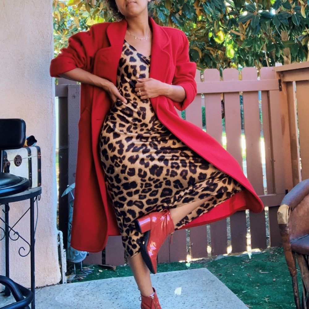 ❌SOLD❌ Red wool coat